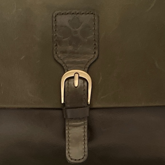 Patricia Nash Mili Leather Medium Flap Crossbody w/ Coin Pouch  OLIVE   0122 - Picture 14 of 14